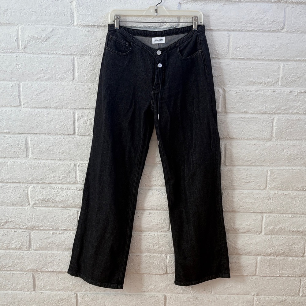 Black Straight-Leg Women's Jeans